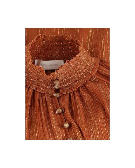 Zimmermann Brown Shirts