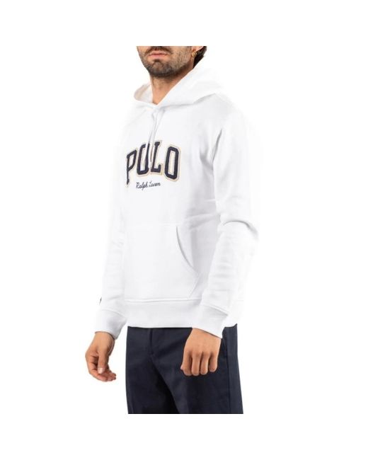 Ralph Lauren White Hoodies for men