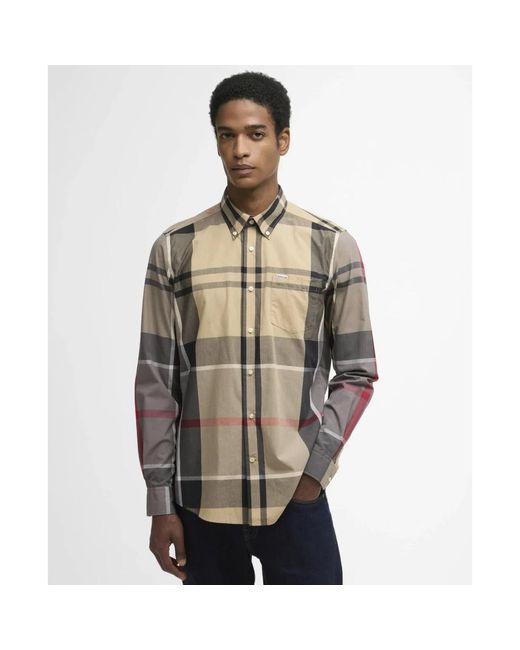 Barbour Natural Harris Check Shirt for men