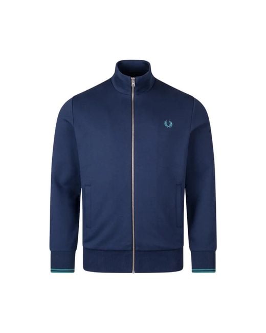 Fred Perry Blue Zip-Throughs for men