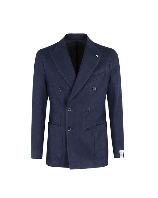 Blazers di L.b.m. 1911 in Blue da Uomo