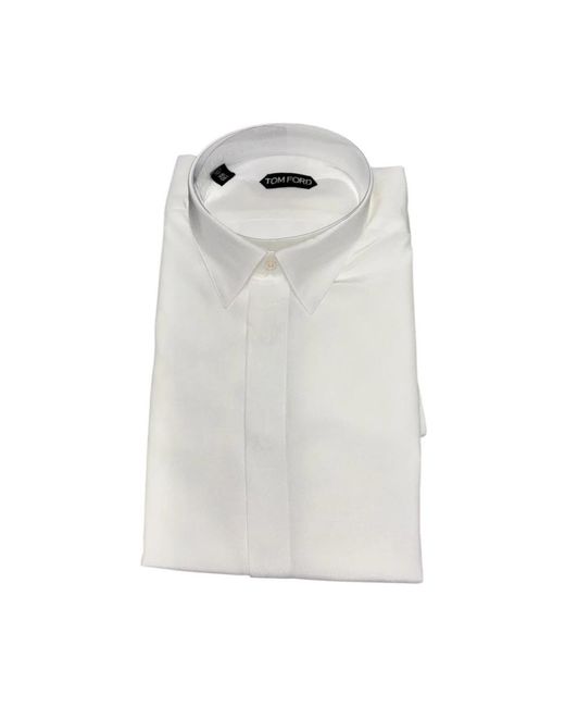 Tom Ford White Formal Shirts for men