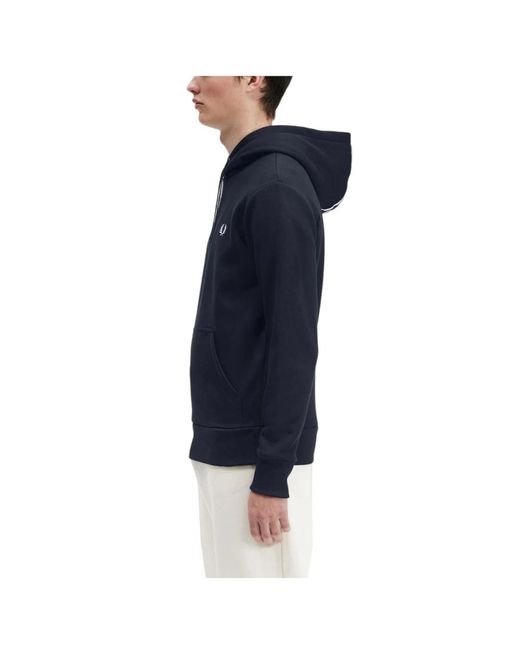 Hoodies Fred Perry de hombre de color Blue