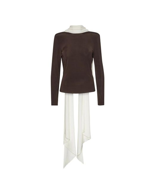 Long Sleeve Tops di ROTATE BIRGER CHRISTENSEN in Black