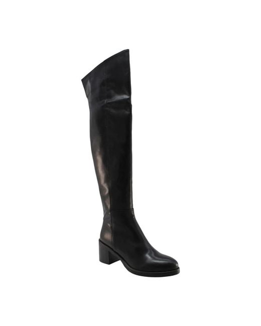 Over-Knee Boots Sofia Len de color Black