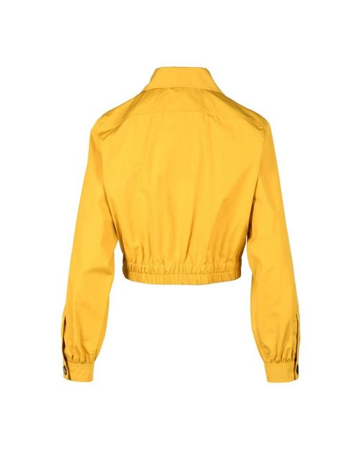 Weekend by Maxmara Yellow Baumwolljacke