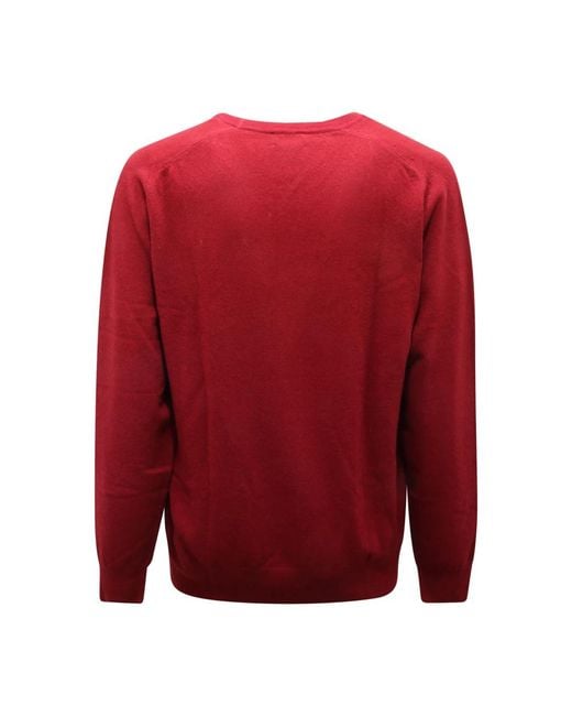 Brooksfield Wollpullover Made in Red für Herren