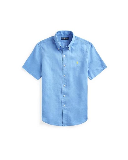 Ralph Lauren Blaues polo-shirt slim fit in Blue für Herren