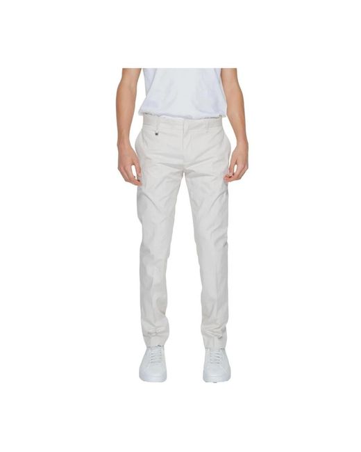 Antony Morato Gray Slim-Fit Trousers for men