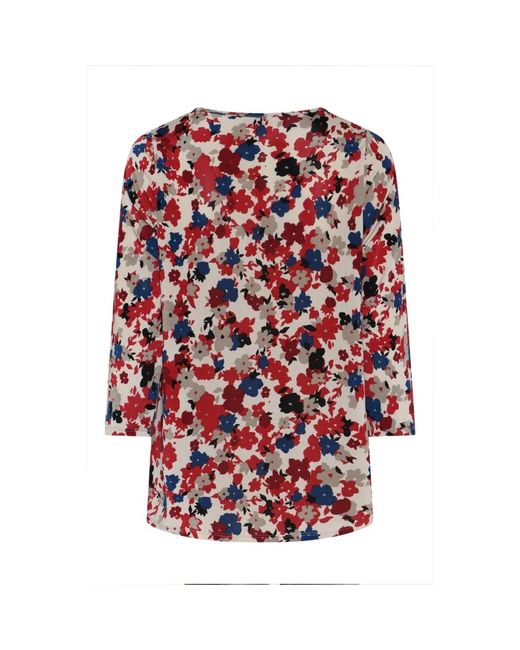 Blouses iN FRONT de color Red
