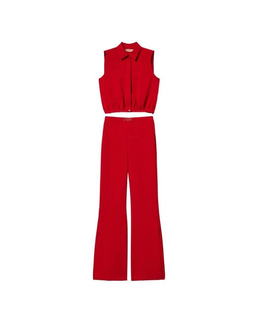 Twinset Red Jumpsuits