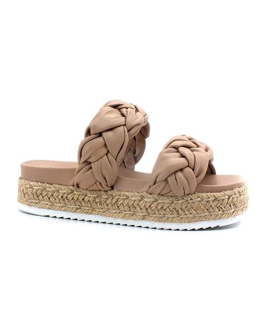 Steve Madden Sliders in het Brown