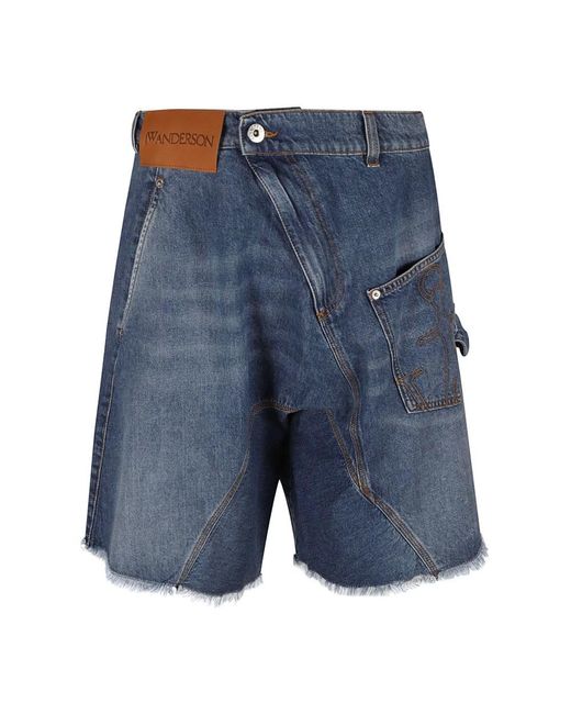 J.W. Anderson Blue Denim Shorts