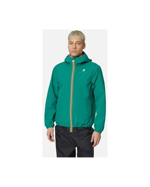 Rain Jackets K-Way de hombre de color Green
