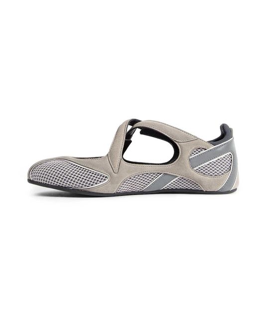 The Attico Brown Ballerinas