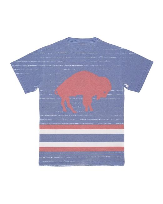 Mitchell & Ness Tops ,Veelkleurig ,Katoen Buffalo Bills Nfl Jumbotron Tee in het Blue voor heren