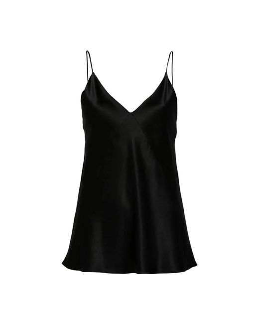 Max Mara Black Sleeveless Tops
