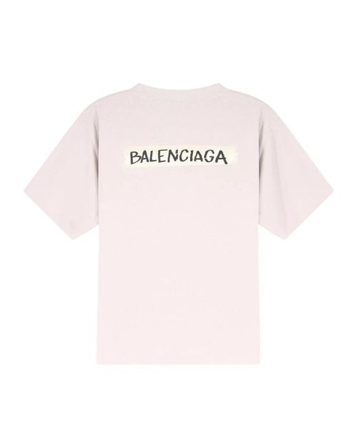 Balenciaga Pink T-Shirts