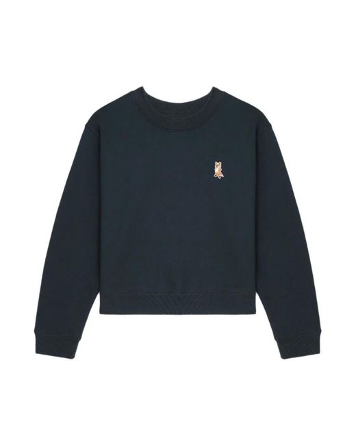 Maison Kitsuné Blue Sweatshirts