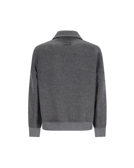 Fendi Truien & Vesten ,Grijs ,B Zucca Double Wo in het Gray voor heren