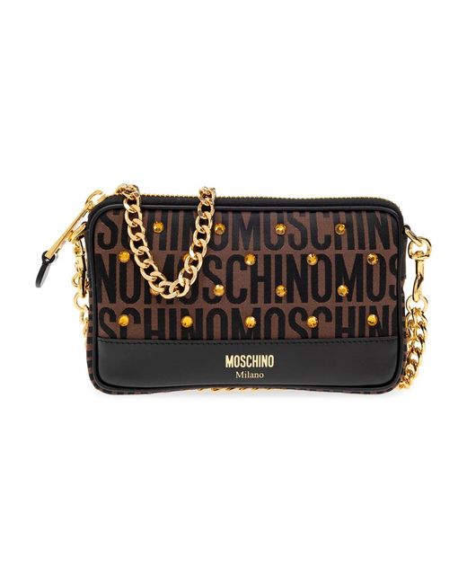 Cross Body Bags di Moschino in Black