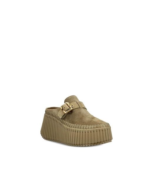 Chloé Green Wedges