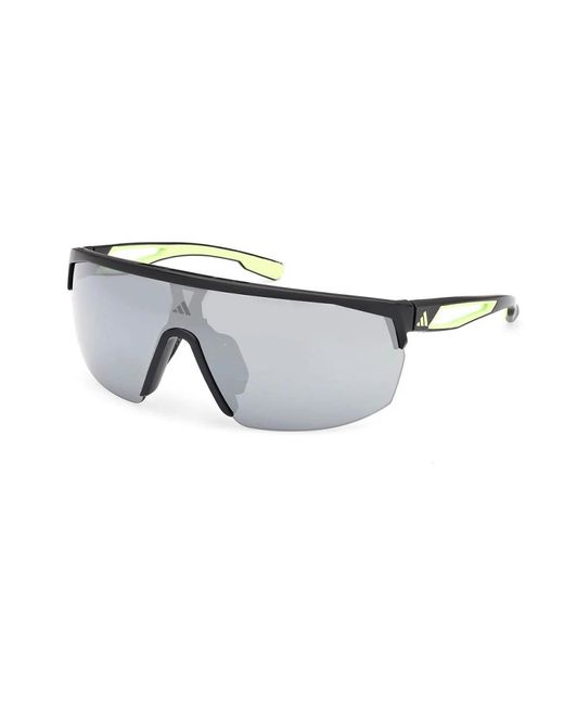 Adidas Gray Sportliche sonnenbrille für männer und frauen