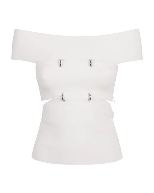 McQueen Overhemden ,Wit ,Stijlvolle Top Voor Vrouwen in het White