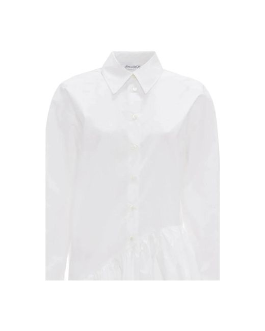 J.W. Anderson White Shirt Dresses