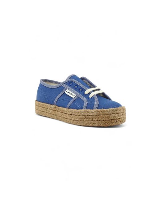 Superga Blue Espadrilles