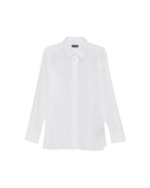 Tom Ford White Formal Shirts for men