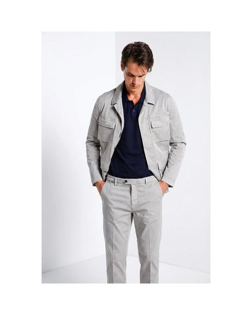 Mason's Gray Light Jackets for men