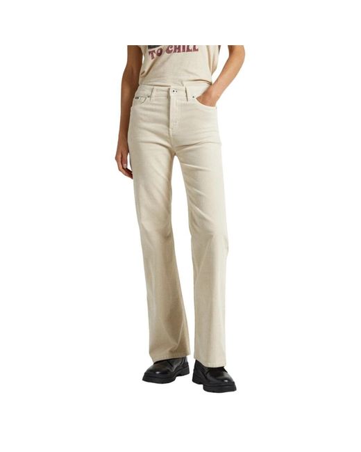 Pepe Jeans Natural Straight Trousers