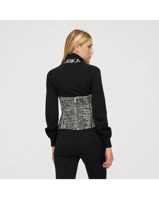 Erika Cavallini Semi Couture Black Turtlenecks