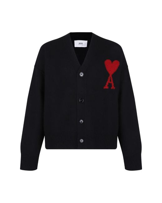 Cardigans AMI pour homme en coloris Black