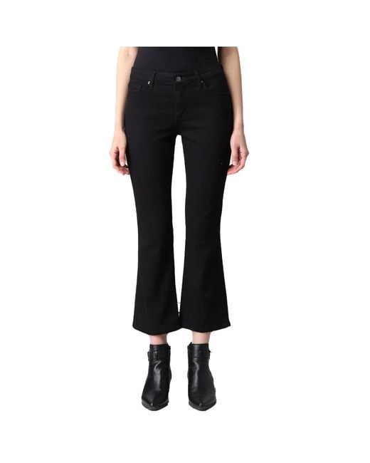 Armani Exchange Black Cropped Jeans