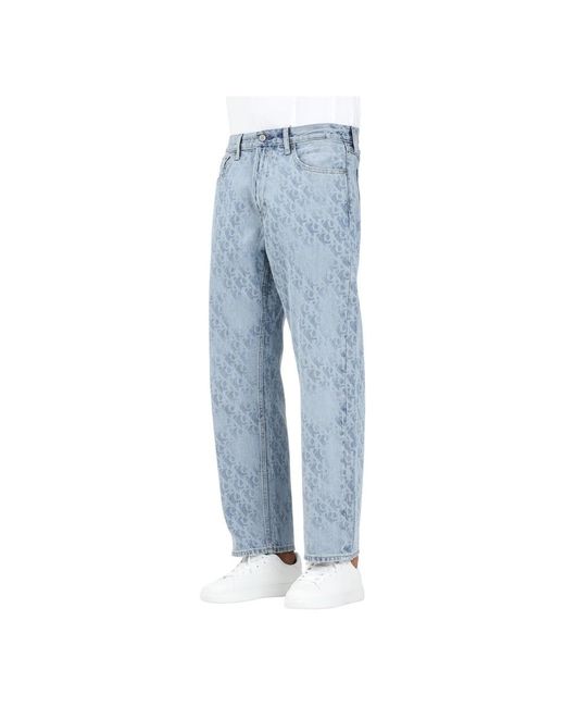 Calvin Klein Blue Straight Fit Jeans for men