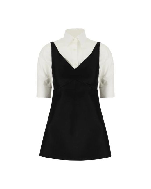 Balenciaga Black Short Dresses