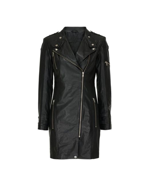 Notyz Black Leather Jackets