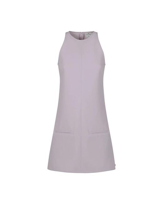 Courreges Purple Short Dresses