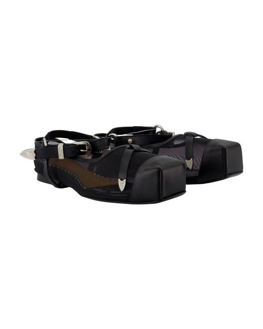 Toga Black Ballerina Shoes