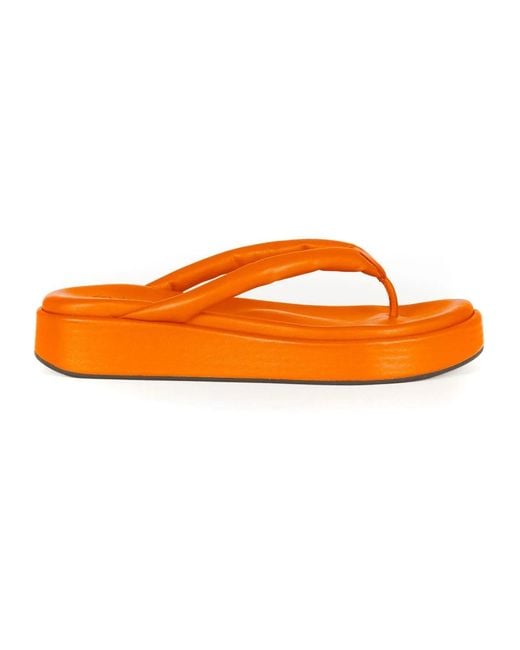 Cortana Orange Flip Flops