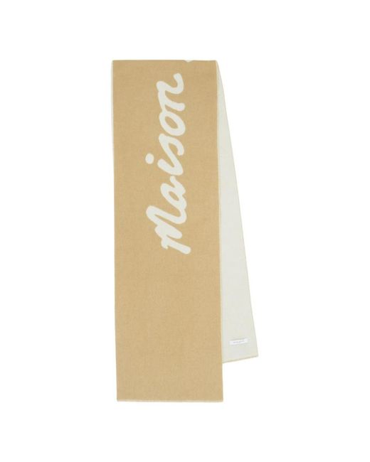 Winter Scarves di Maison Kitsuné in Natural