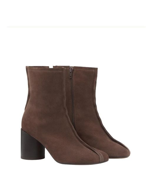 MM6 by Maison Margiela Brown Heeled Boots