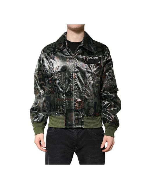 Dolce & Gabbana Bomber Jackets in het Black voor heren