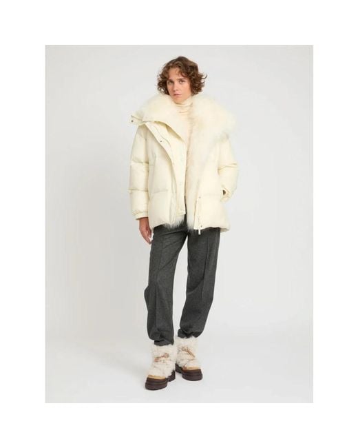 Yves Salomon Natural Winter Jackets