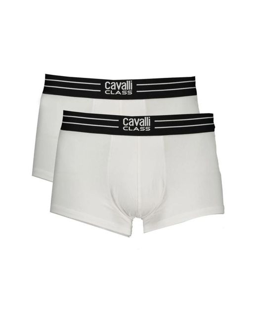 Roberto Cavalli Ondergoed ,Wit ,Katoen Wit Katoenen Ondergoed in het White voor heren