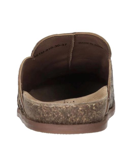 Emanuélle Vee Ponyskin Mules in het Brown