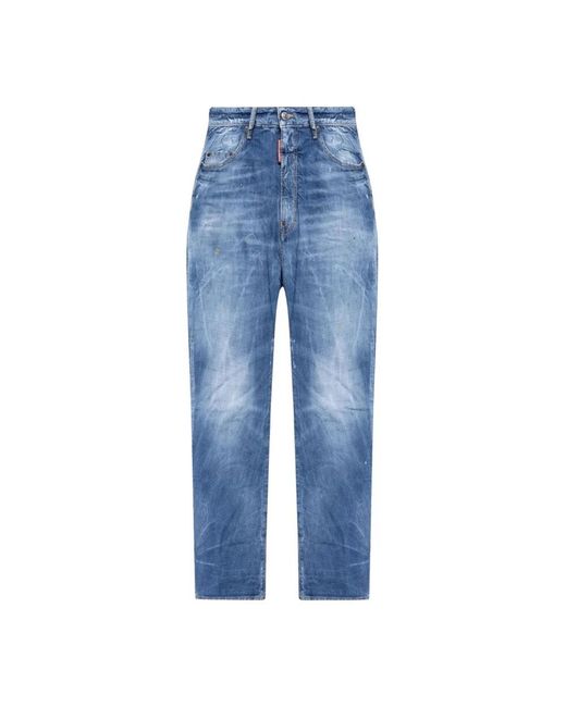 DSquared² Blue Straight Fit Jeans for men