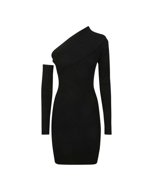 FEDERICA TOSI Black Nero off-shoulder kleid
